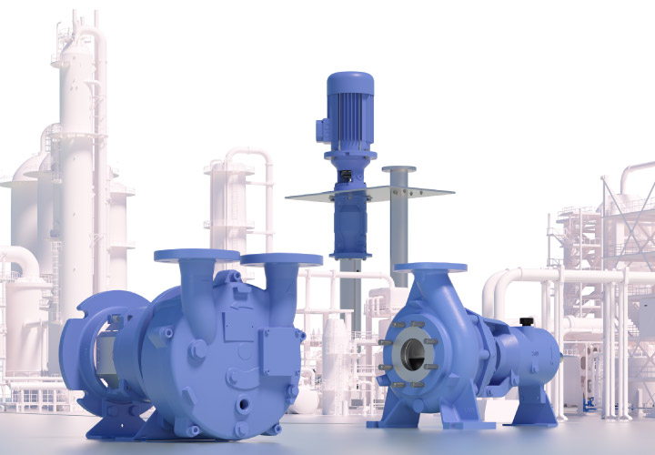 Pompe centrifughe per industria
