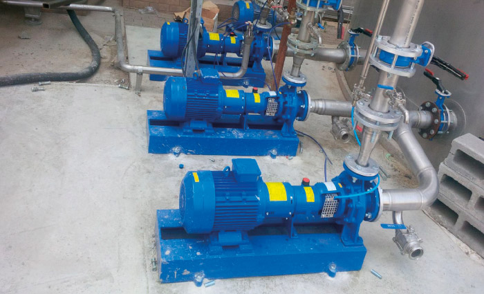 Pompe centrifughe trattamento acque